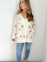 Load image into Gallery viewer, Harlow Star Pattern Cardigan
