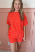 Load image into Gallery viewer, Beach Bound Ribbed 2 Piece Set- Orange
