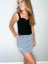 Load image into Gallery viewer, Candace Denim Mini Skirt
