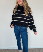 Load image into Gallery viewer, Kinsley Striped Turtleneck Sweater
