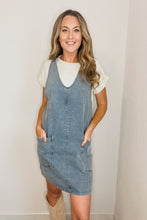 Load image into Gallery viewer, Rylee Denim Overall Dress
