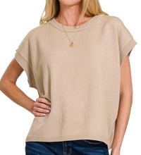 Load image into Gallery viewer, Taylor Sweater Vest- Mocha
