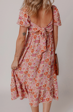 Load image into Gallery viewer, Karlie Knotted Back Floral Dress
