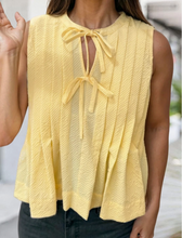 Load image into Gallery viewer, Sunny Bow Tie Tank Top
