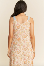 Load image into Gallery viewer, Serena Floral Border V Neck Dress
