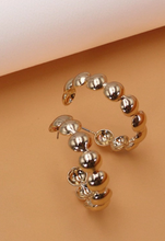 Load image into Gallery viewer, Gold Bubble Hoop Earrings
