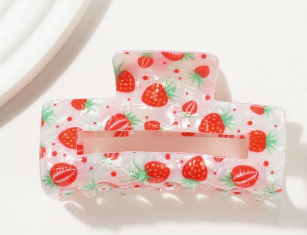 Strawberry Claw Clip