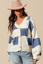 Load image into Gallery viewer, Lane Checkered Front Button Cardigan
