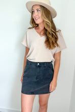 Load image into Gallery viewer, Cargo Denim Mini Skirt
