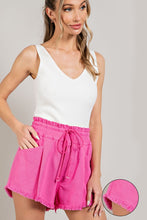 Load image into Gallery viewer, Anna Tie Waist Shorts- Pink
