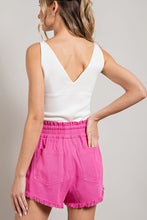 Load image into Gallery viewer, Anna Tie Waist Shorts- Pink
