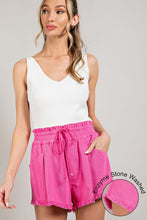 Load image into Gallery viewer, Anna Tie Waist Shorts- Pink
