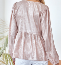 Load image into Gallery viewer, Shimmery Blush Top
