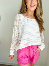 Load image into Gallery viewer, Anna Tie Waist Shorts- Pink
