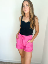 Load image into Gallery viewer, Anna Tie Waist Shorts- Pink
